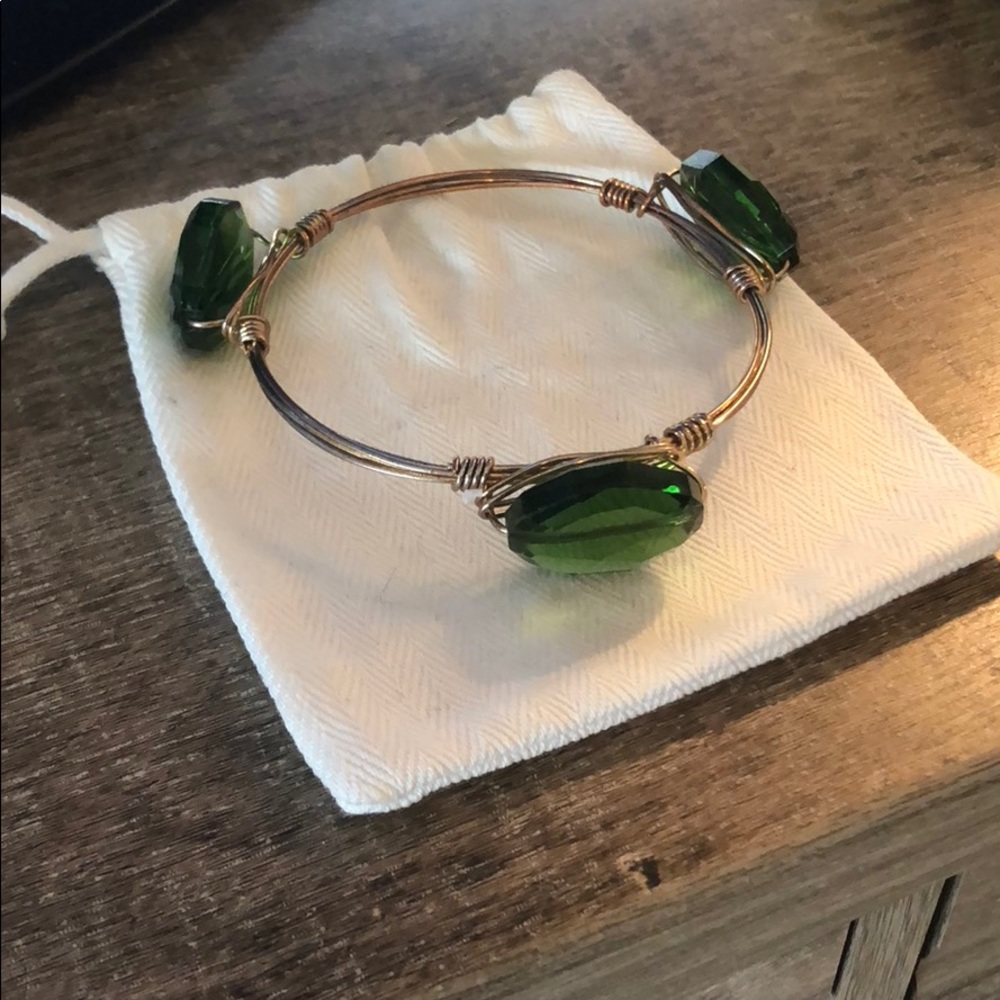 Green and Gold Bangle